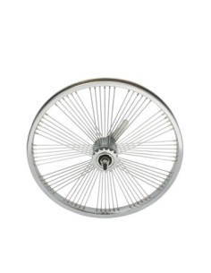20 Fan Steel Coaster Wheel 72 Spoke 14g UCP 3/8 Axle...